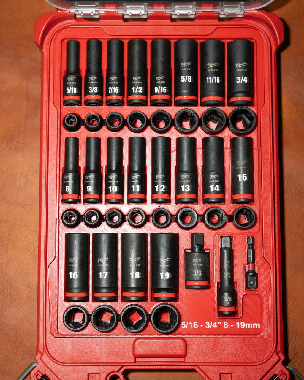 Milwaukee PACKOUT Insert for Shockwave 3/8" Socket Set