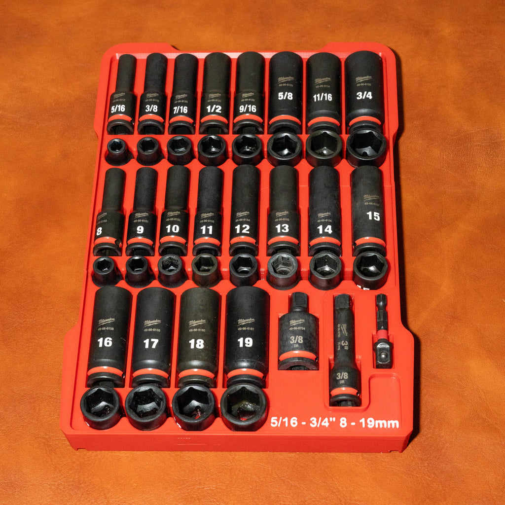 Milwaukee PACKOUT Insert for Shockwave 3/8" Socket Set