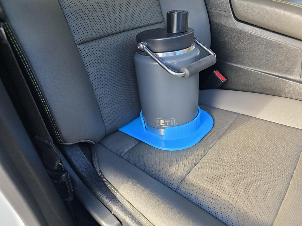 YETI 1/2 Gallon Car Seat Holder Insert, Truck Seat Gap Bottle Stabilizer, No Roll Water Jug Mount