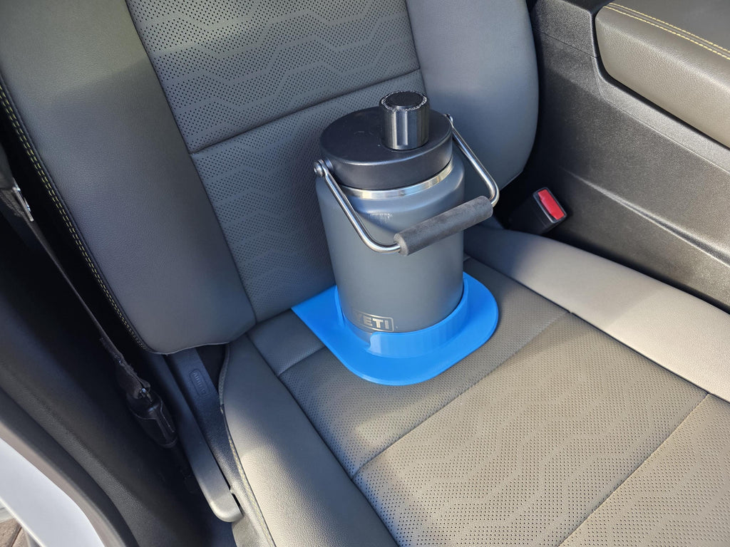 YETI 1/2 Gallon Car Seat Holder Insert, Truck Seat Gap Bottle Stabilizer, No Roll Water Jug Mount