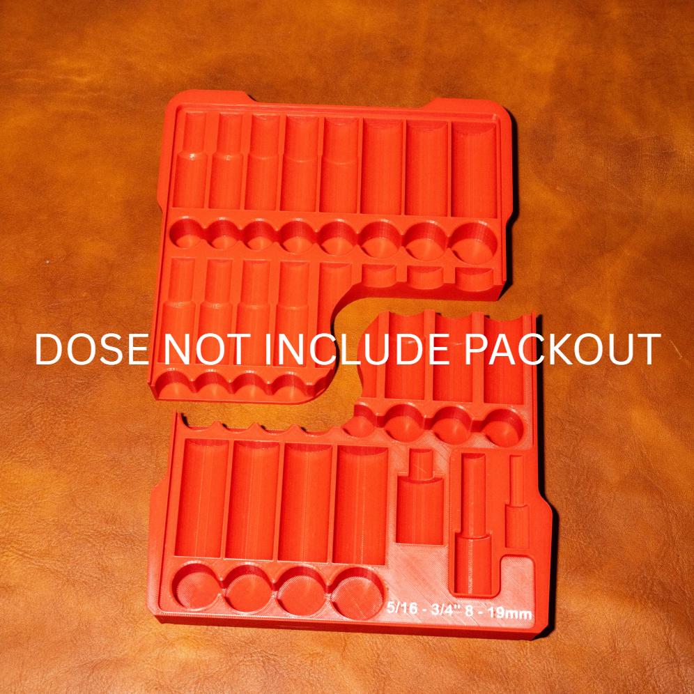 Milwaukee PACKOUT Insert for Shockwave 3/8" Socket Set