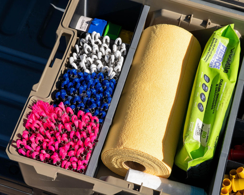 Decked HalfRack 32 Tool Box Organizer Bins, Divider Insert, Fits One or Both Sides, ABS