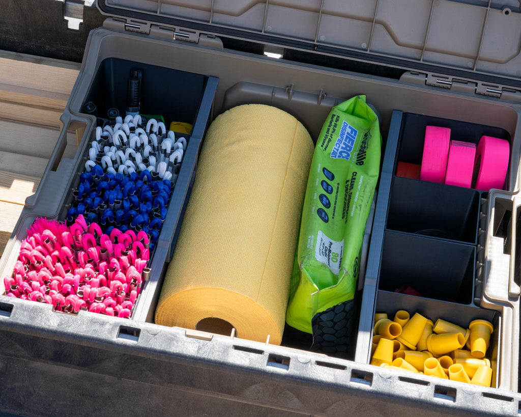 Decked HalfRack 32 Tool Box Organizer Bins, Divider Insert, Fits One or Both Sides, ABS