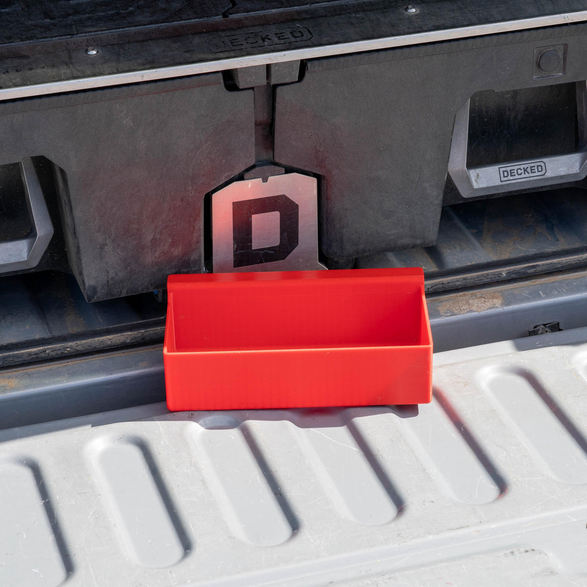 Decked Drawer Rail Tray Organizer, Fits Decked Truck Bed Drawer System, Flagging Tape and Tool Holder Insert, 9.75x4 Inch