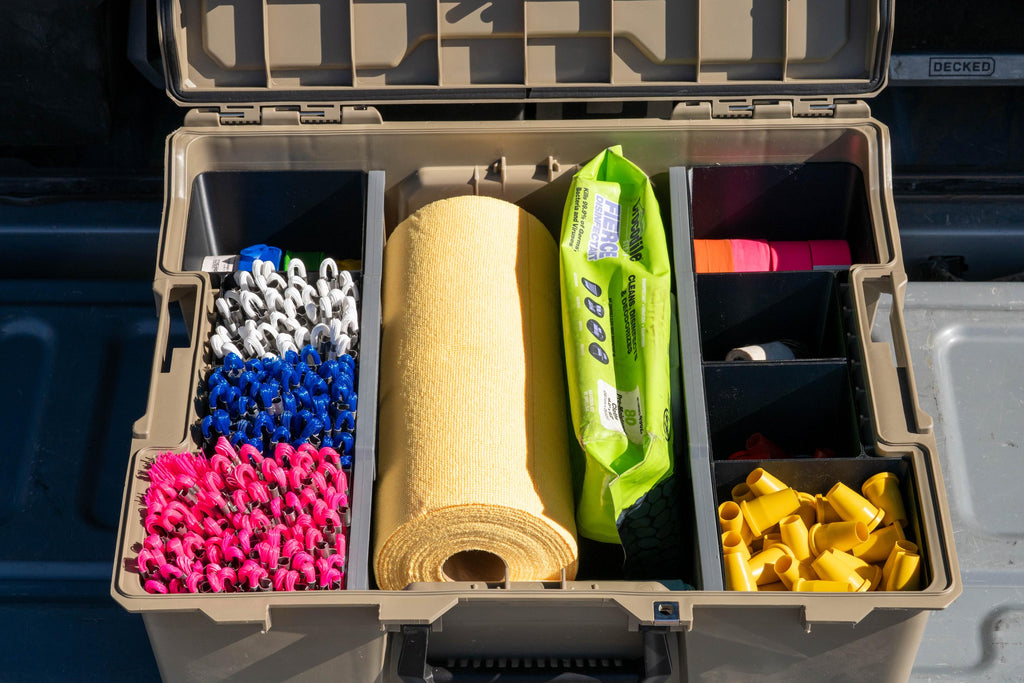 Decked HalfRack 32 Tool Box Organizer Bins, Divider Insert, Fits One or Both Sides, ABS