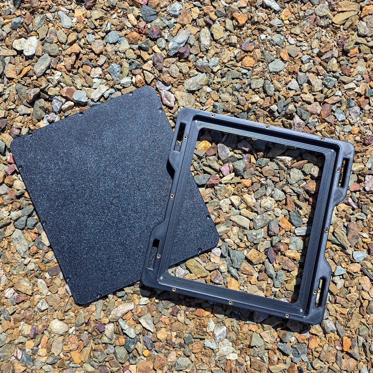 Starlink Mini Protective Mount | Weatherproof Enclosure with Corner Tie Downs for Roof RV Camper Van