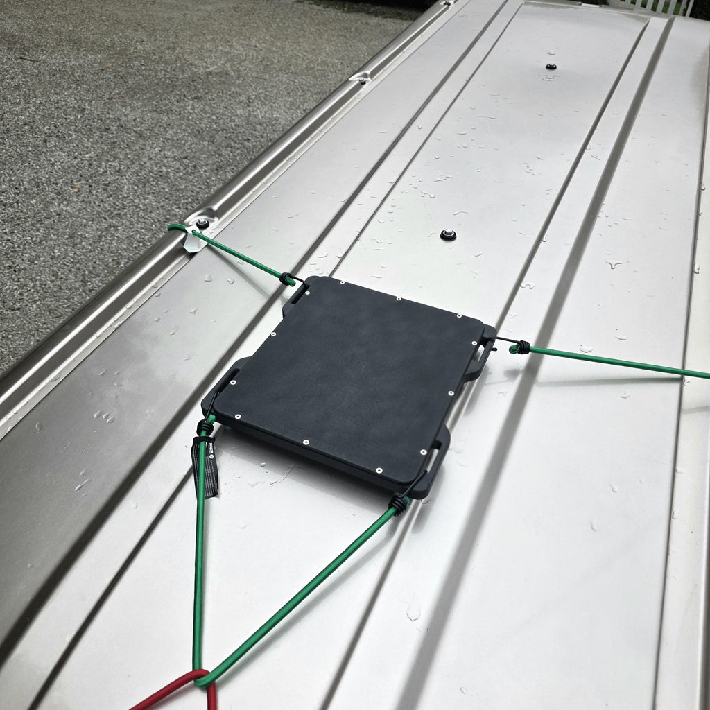 Starlink Mini Protective Mount | Weatherproof Enclosure with Corner Tie Downs for Roof RV Camper Van